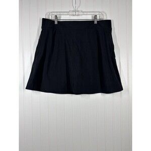 Athleta 14 Brooklyn Mid Rise Skort 16" Black